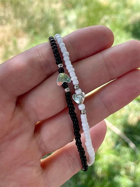 2 Matching Bracelets Friendship Bracelets Meaning Bracelets - Etsy UK ...