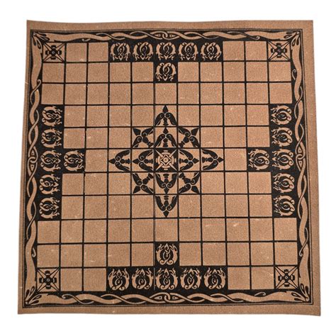 HNEFATAFL - Viking Chess- Chessboard, leather Wulflund