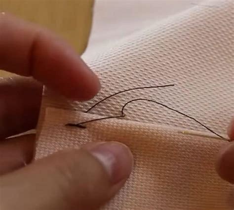 sew  invisible hem diy joy