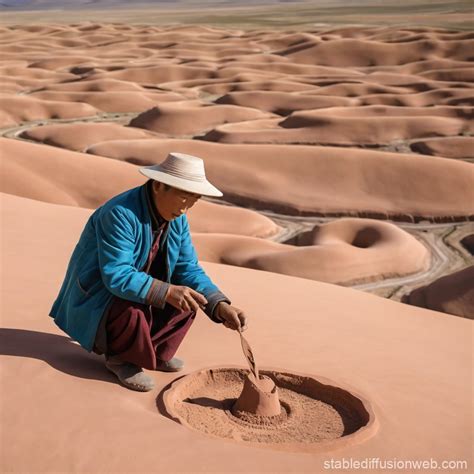 Tibetan Plateau Landscape | Stable Diffusion Online