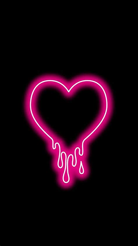 Neon Heart Wallpapers - Top Free Neon Heart Backgrounds - WallpaperAccess