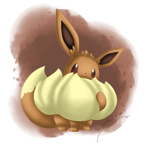 Gigantamax Eevee by DarkraiLady on DeviantArt | Digital artist, Eevee, Pokemon