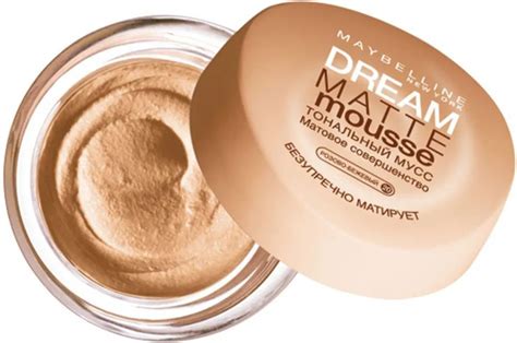 Maybelline New York тональный крем-мусс Dream Matte Mousse, тон №020 ...