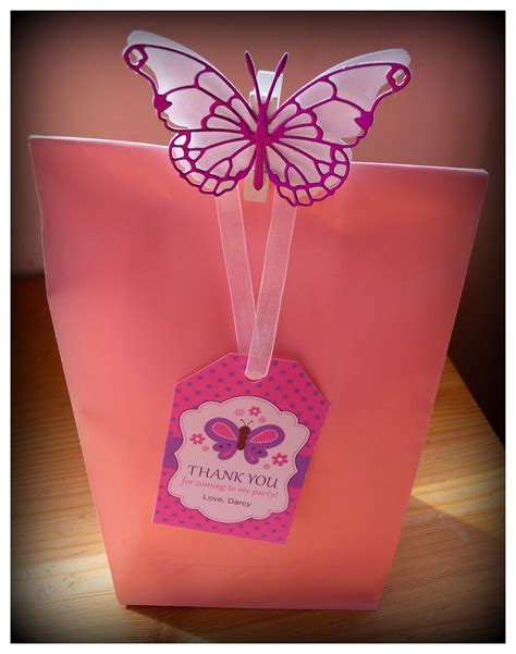 butterfly party bags