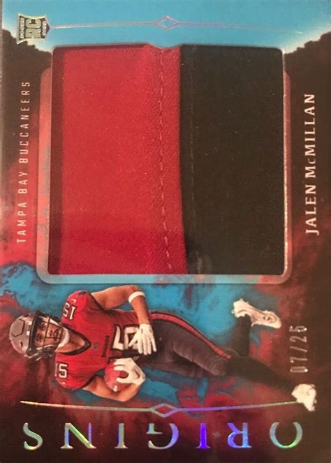 jalen mcmillan  origins  turquoise  price guide sports