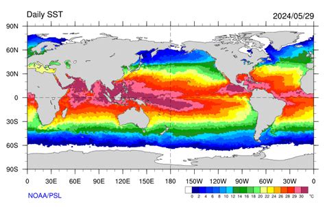 Map Room: SST: NOAA Physical Sciences Laboratory