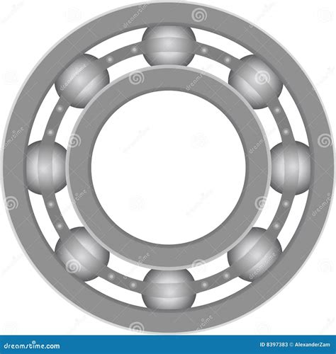ball bearing stock vector illustration  turn component