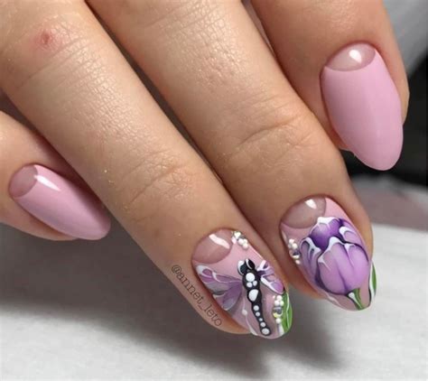 Маникюр стрекоза: 30+ эксклюзивных и красивых идей