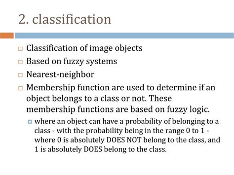 object based classification powerpoint
