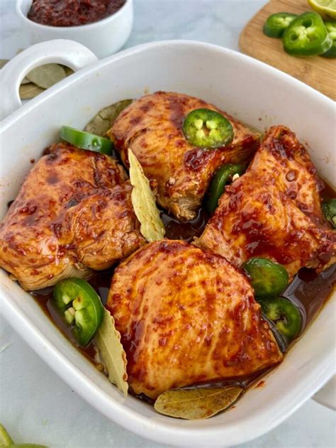 Spicy Adobo Chicken - Pinch of Wellness