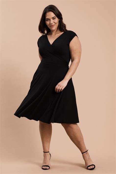 wrap dress black bamboo body