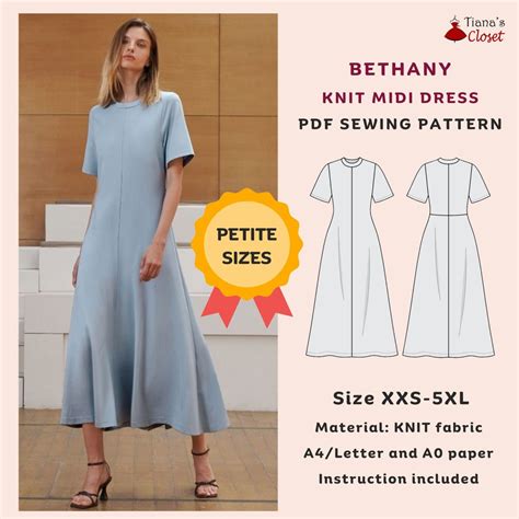 Bethany knit midi dress (petite sizes) – Tiana's Closet