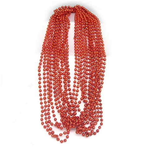 Metallic Red Party Beads | Theme Party Accents & Supplies