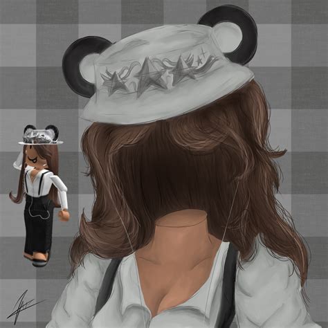 blank roblox avatar drawing girl big