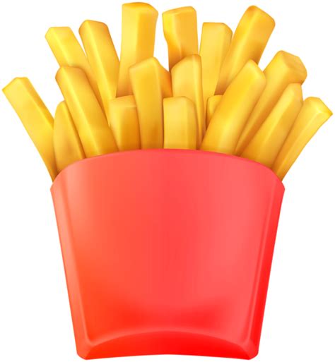 Fries PNG transparent image download, size: 554x600px