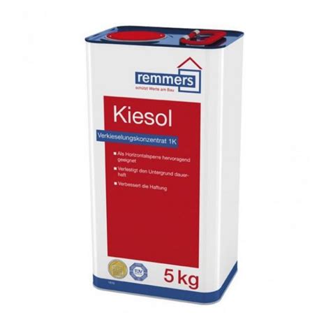 Kiesol, 5 кг, концентрат для силикатизации Remmers купить в интернет ...
