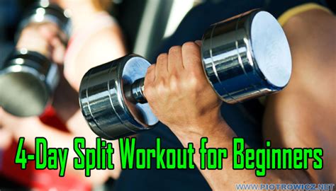 day split workout  beginners project