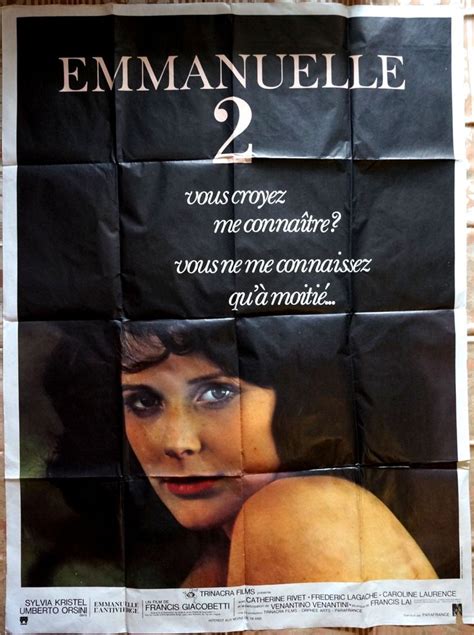 Киноплакат большой. Фильм "Эммануэль 2" Франция 1975 г. "Emmanuelle: L ...