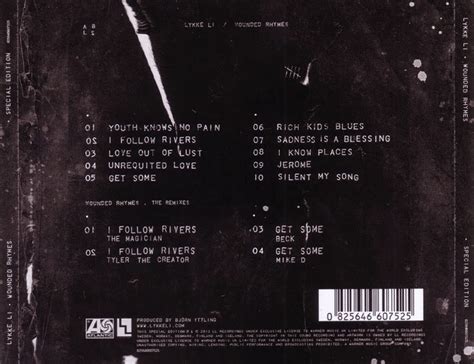 Encarte: Lykke Li - Wounded Rhymes (Special Edition) - Encartes Pop