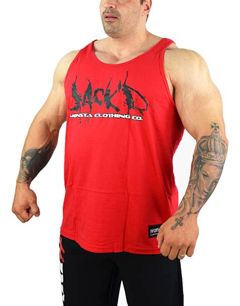 Jack'd - Tank by MONSTA CLOTHING CO (colour: red)