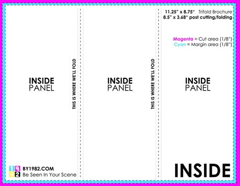Avery Tri Fold Brochure Templates – Colona.rsd7 with Brochure 3 Fold ...