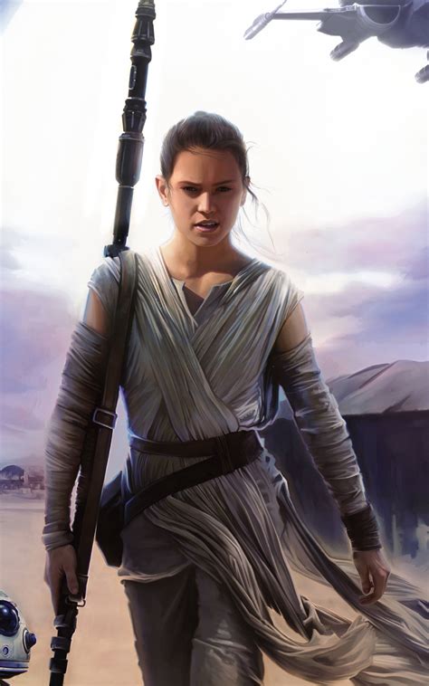 Download Rey Skywalker Star Wars Tablet Wallpaper | Wallpapers.com