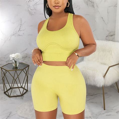 cqonept womens oversize  piece outfit tank tops shorts athletic