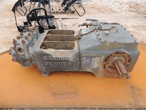 gardner denver triplex frames gardner denver pe  triplex pump