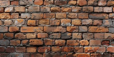 Premium Photo | Brick Wall With Small Bricks