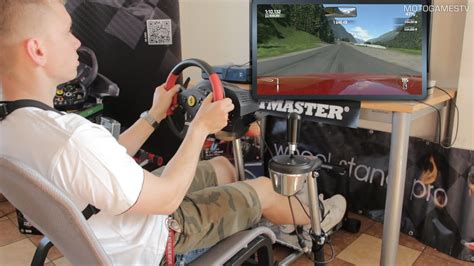 WheelStandPro with Thrustmaster T150 + T3PA Pro Pedals & TH8A Shifter ...