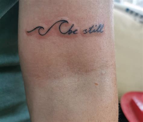 Be still tattoo | Be still tattoo, Pretty tattoos, Tattoos with meaning