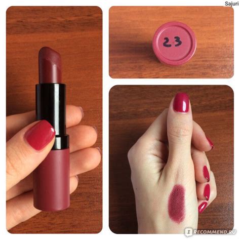 Губная помада Golden Rose Velvet Matte Lipstick - «Соблазнительный ...