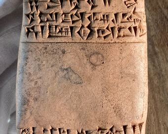 Sumerian Clay Tablet Museum Replica - Etsy