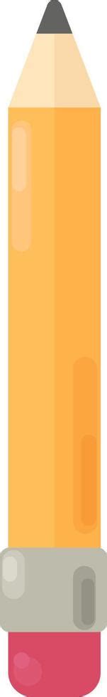 Orange pencil , illustration, vector on white background 13759194 ...