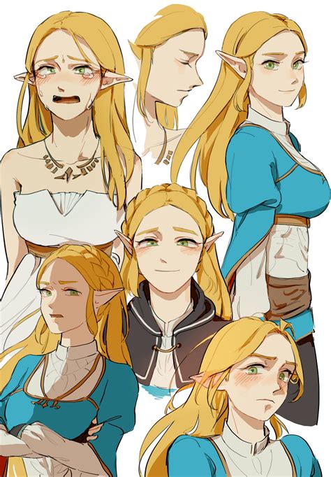The many faces of Zelda : r/ZeldaIsCute