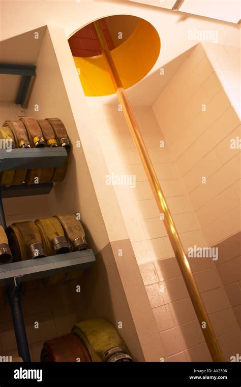 pole fire station  res stock photography  images alamy