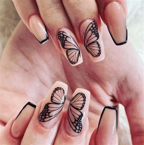 Captivating Butterfly Nail Designs