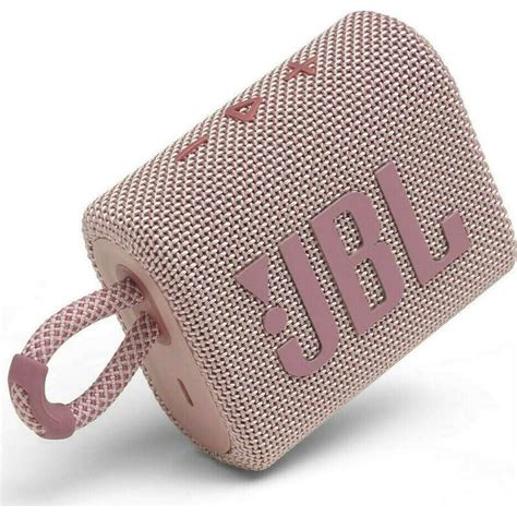 JBL Go 3 Waterproof Bluetooth Speaker 4.2W - Pink Color • Yiassu.com