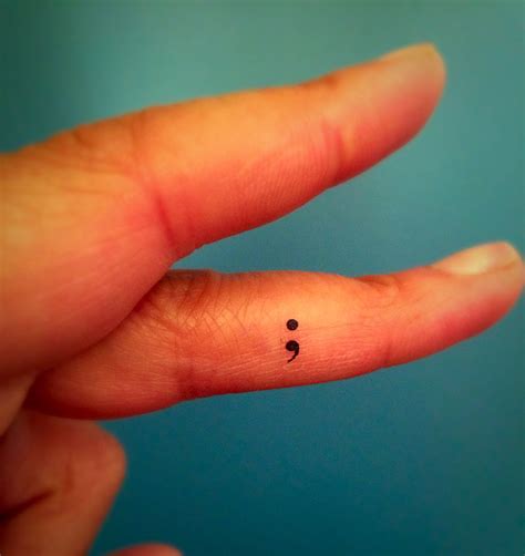 Here’s The Inspiring Story Behind The Semicolon Tattoo That You See