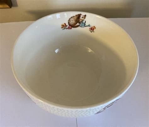 Cath Kidston Gardeners Club Hedgehogs Cereal Bowl - Etsy UK