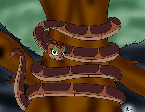 Fem Kaa Snake Form Upgraded Painted by gnnnn -- Fur Affinity [dot] net