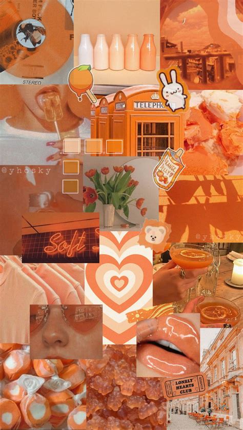 pastel orange aesthetic wallpaper ideas  save today orange