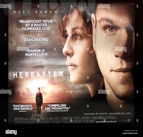 Film Poster Advertising Hereafter Cinema England Stock Photo - Alamy