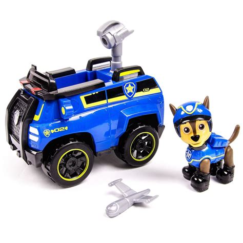 PAW Patrol Chase's Spy Cruiser Toy Vehicle And Action Figure | Walmart