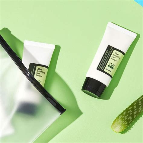 Aloe Soothing Sun Cream SPF50+ PA+++ | Sun cream, Aloe, Skin cream