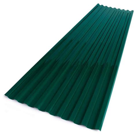 Suntuf 26 in. x 6 ft. Hunter Green Polycarbonate Roof Panel 159858 ...