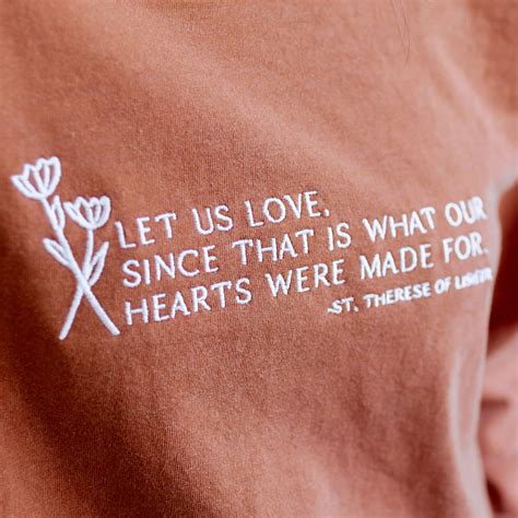"Let us Love" / St. Thérèse of Lisieux T-Shirt – Ascension