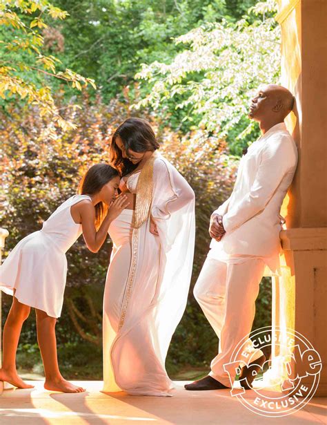 Tyrese and Pregnant Wife Samantha Pose in Maternity Shoot