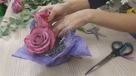 Цветочная мини-композиция. Flower mini-composition. - YouTube