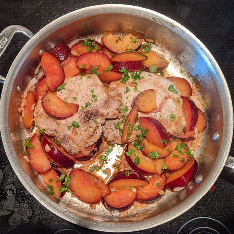Pie Crust Cookies: Pork Chops with Salted Plums